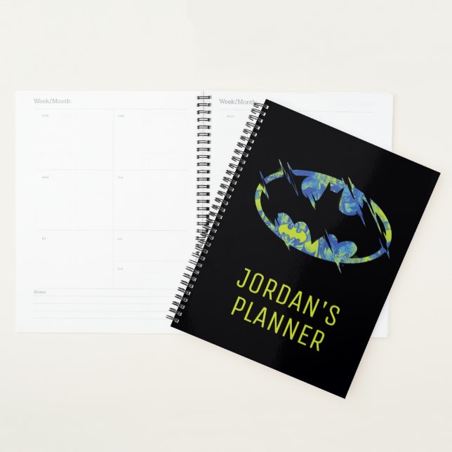 Electric Up Batman Symbol Planner (Display)