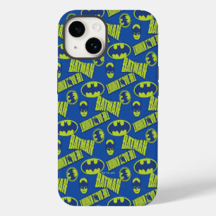 Electric Up Batman - The Dark Knight Pattern iPhone 14 Case