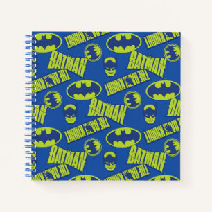 Electric Up Batman - The Dark Knight Pattern Notebook