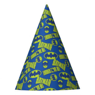 Electric Up Batman - The Dark Knight Pattern Party Hat