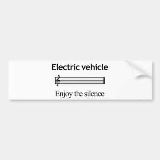 Electric Vehicle Bumper Sticker