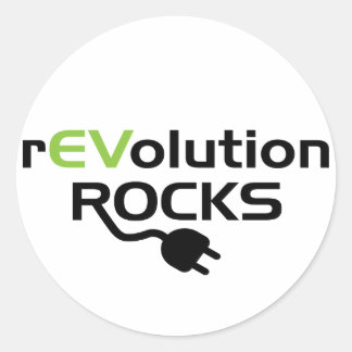 Electric Vehicles Rocks - EV Classic Round Sticker