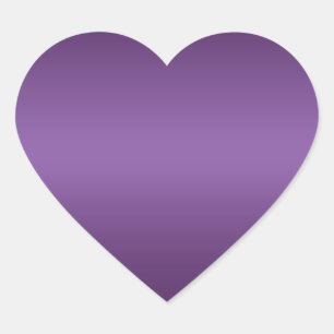 Electric Violet Heart Felt Sympathy Stickers