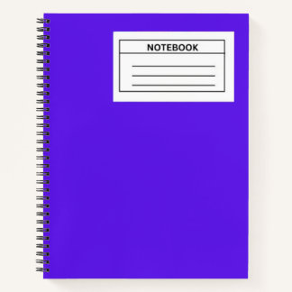 Electric Violet Spiral Notebook 