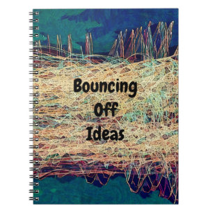 Electric Waves Bouncing Off Ideas Journal Notebook