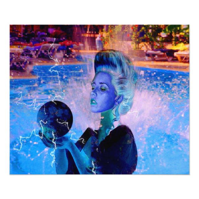Electric witch photo print (Front)