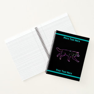 Electric Wolf Notebook