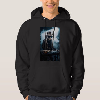 Electric Zebra Synthesizer Concert Hoodie