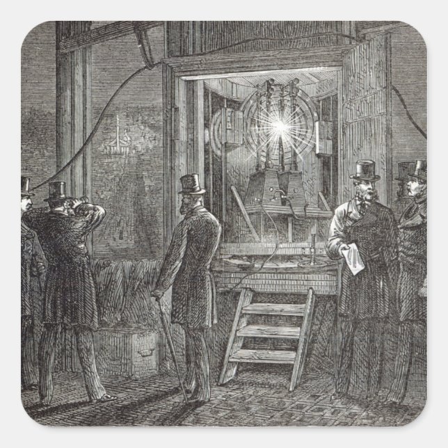 Electrical apparatus for the Clock Tower Square Sticker (Front)