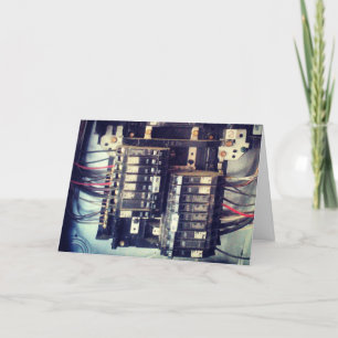 "Electrical Box" Get Well Card