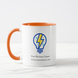 Electrical Company Business Logo Mug