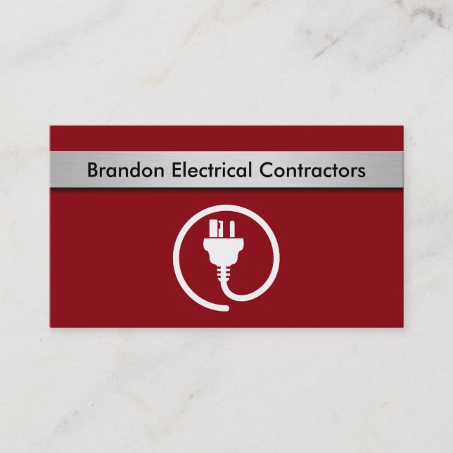 Electrical Contractor Business Cards (Front)