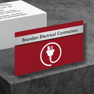 Electrical Contractor Business Cards