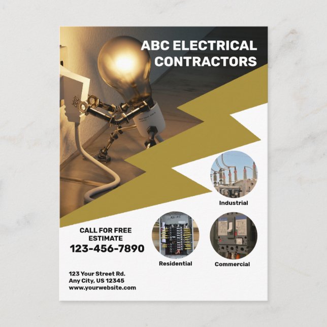 Electrical Contractor Postcard (Front)