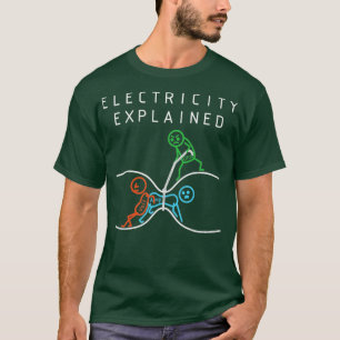 Electrical Diagram Electricity Explained Ohms  T-Shirt