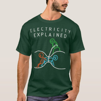 Electrical Diagram Electricity Explained Ohms  T-Shirt