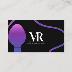 Electrical Electrician Lighting Business Branding Card