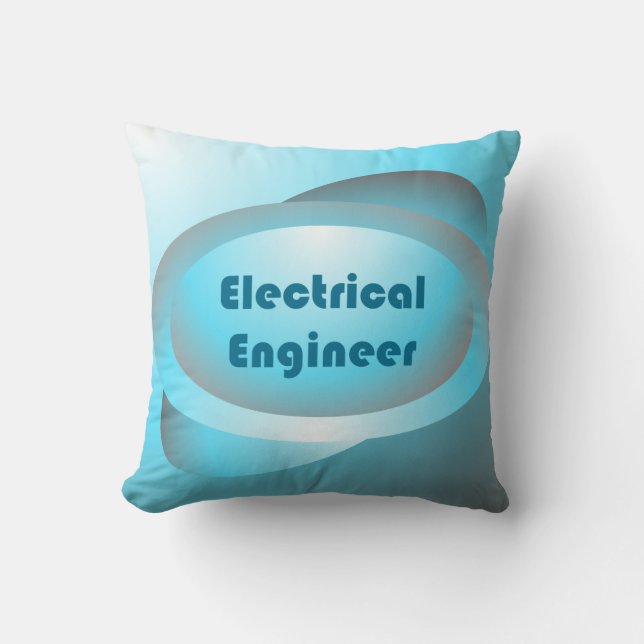 Electrical Engineer Blue Cushion (Front)