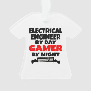Electrical Engineer by Day Gamer by Night Ornament