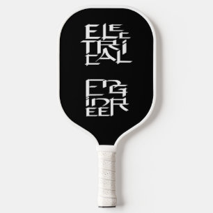 Electrical Engineer Character Pickleball Paddle