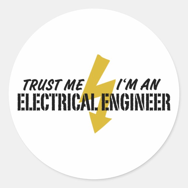 Electrical Engineer Classic Round Sticker (Front)