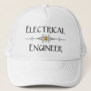 Electrical Engineer Decorative Line  Trucker Hat