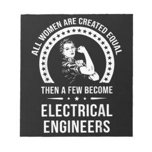 Electrical Engineer For Women Are Created Equal Notepad