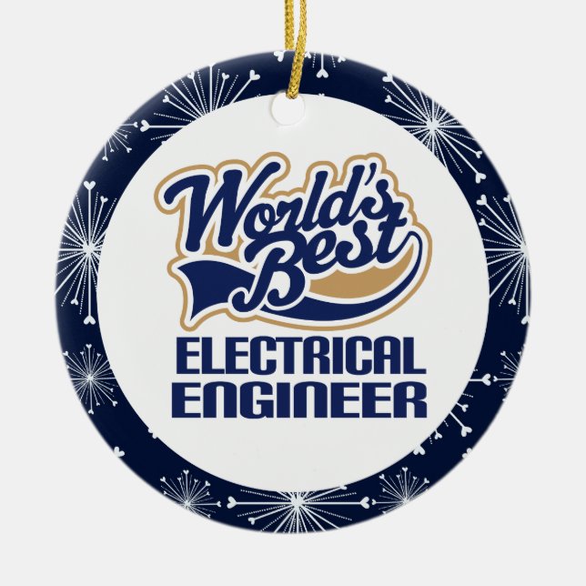Electrical Engineer Gift Ornament (Front)