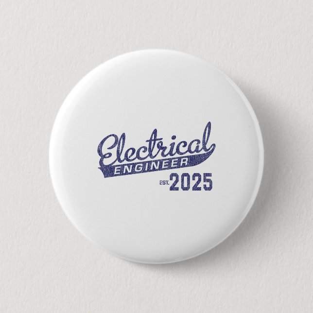 Electrical Engineer Graduation 2025 1  6 Cm Round Badge (Front)
