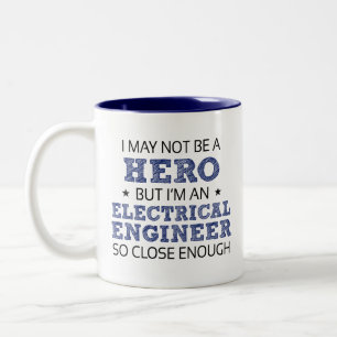 Electrical Engineer Job Humour Novelty Two-Tone Coffee Mug
