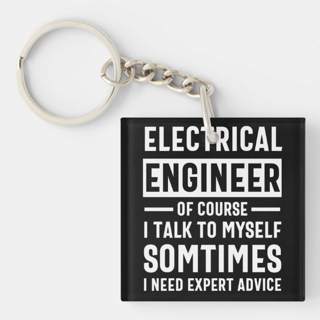 Electrical engineer key ring (Front)