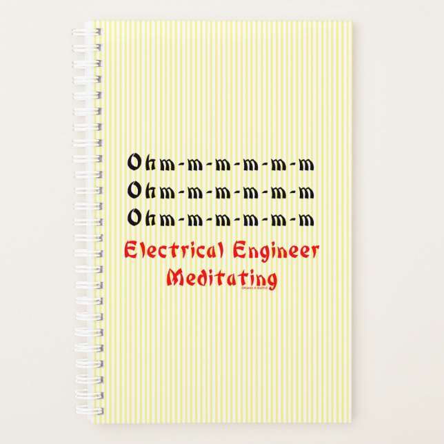 Electrical Engineer Meditating Planner (Front)