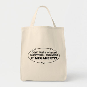 Electrical Engineer Megahertz Oval Tote Bag