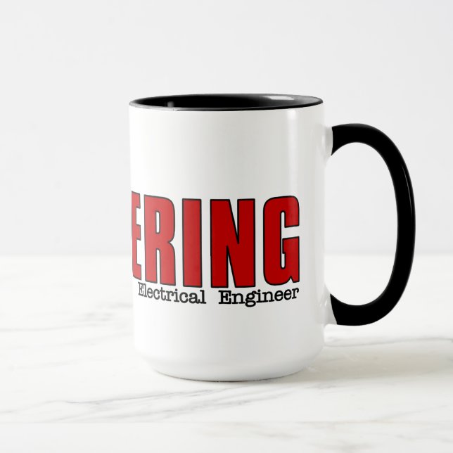 Electrical Engineer World's Best with Name Mug (Right)