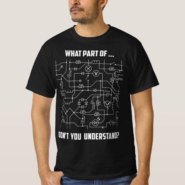 Electrical Engineering - Heartbeat Inverter T-Shirt (Front)