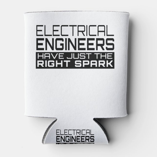 Electrical Engineers Have Just The Right Spark Can Cooler (Front)