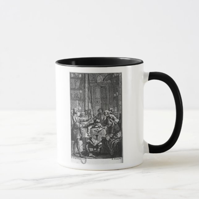 Electrical experiment made on a man mug (Right)