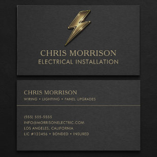 Electrical Installation Professional Business Card