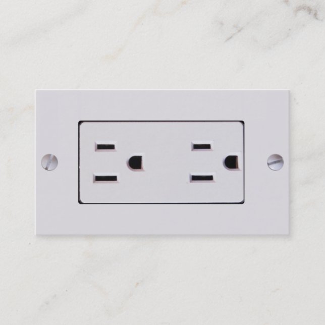 Electrical Outlet #2 Business Card (Front)
