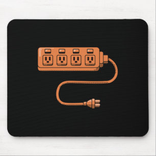 Electrical Outlet Plug And Socket Couples Hallowee Mouse Pad
