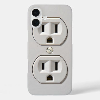 Electrical Outlet Plug-in iPhone 16 Plus Case