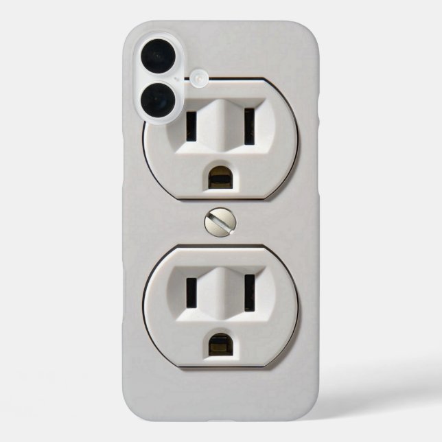 Electrical Outlet Plug-in Case-Mate iPhone Case (Back)