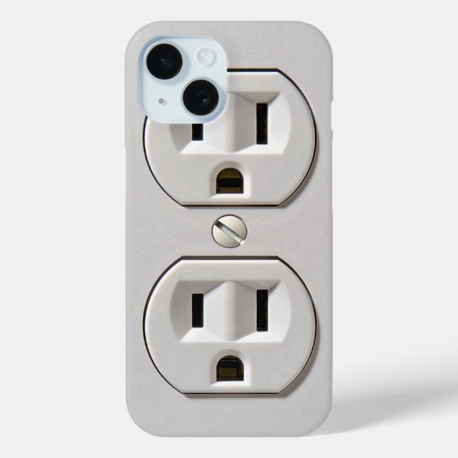 Electrical Outlet Plug-in Case-Mate iPhone Case (Back)