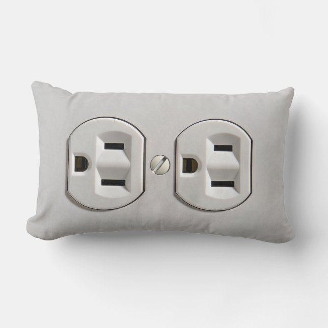 Electrical Outlet Plug-in Lumbar Cushion (Front)