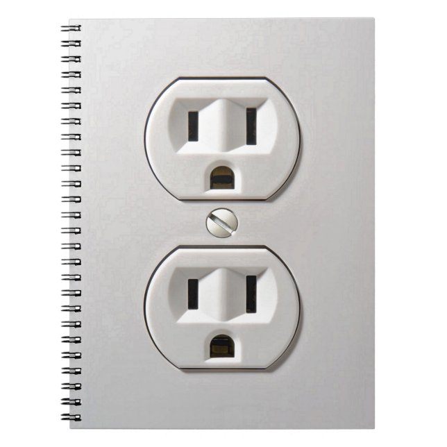 Electrical Outlet Plug-in Notebook (Front)