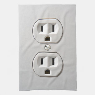 Electrical Outlet Plug-in Tea Towel