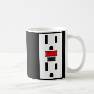 Electrical Outlet Socket Funny Halloween Coffee Mug
