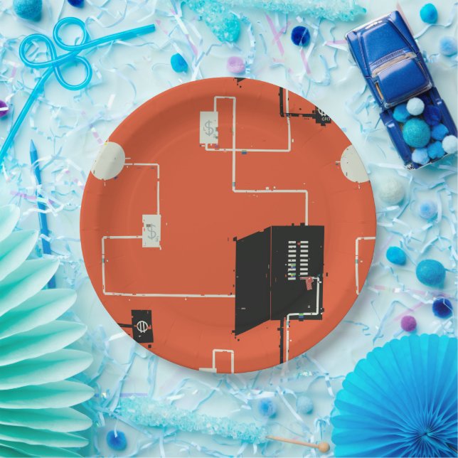 Electrical Party Gift for Electrician Paper Plate (Party)