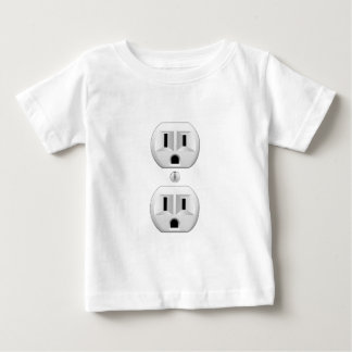 Electrical Plug Click to Customise Colour Decor Baby T-Shirt