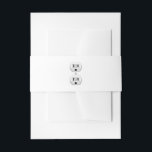 Electrical Plug Click to Customise Colour Decor Invitation Belly Band<br><div class="desc">Please make sure to customise the colour for the front and the back of products with two sides or multiple elements. Easily change the colour of this design background from the preset white to any colour of your choice in one step. Just click on the "Cutomize It!" button to reveal...</div>